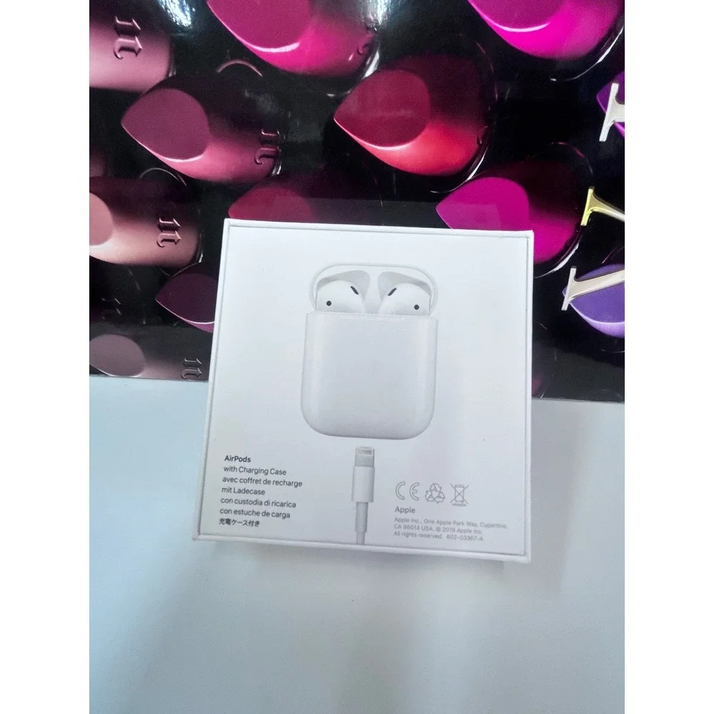 Apple iPhone 14 256GB Blue Box and AirPods with Charging Case Box Bundle Empty